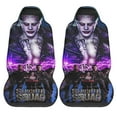 thumbnail image 2 of Film Joker Harley Quinn Car Seat Covers Accessories Vehicle Front Seat Protective Mat Cover 2pcs Universal Fit For SUV Sedan Van Trucks, 2 of 8
