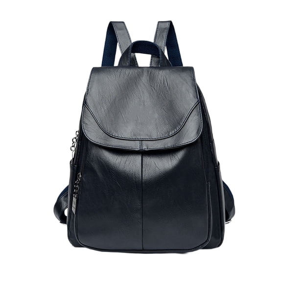 Soft Leather Backpack for Women & Men, Large Capacity Multi-Functional Satchel Shoulder Bag, Versatile Crossbody Handbag for Office School Shopping Travel and Daily Use