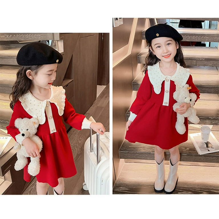 ワンピース and mary Bebe ribbon knit dress ANDMARY】Noah ribbon knit dress