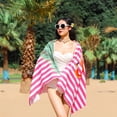 thumbnail image 3 of Beach Towel, Microfiber Sand Free Beach Towel, Lightweight, Quick Dry(59" x 27.5") for Adults,Men,Women,Kids Swimming, Sports, Beach, Fitness room,Outdoor Traveling on Vacation, 3 of 6