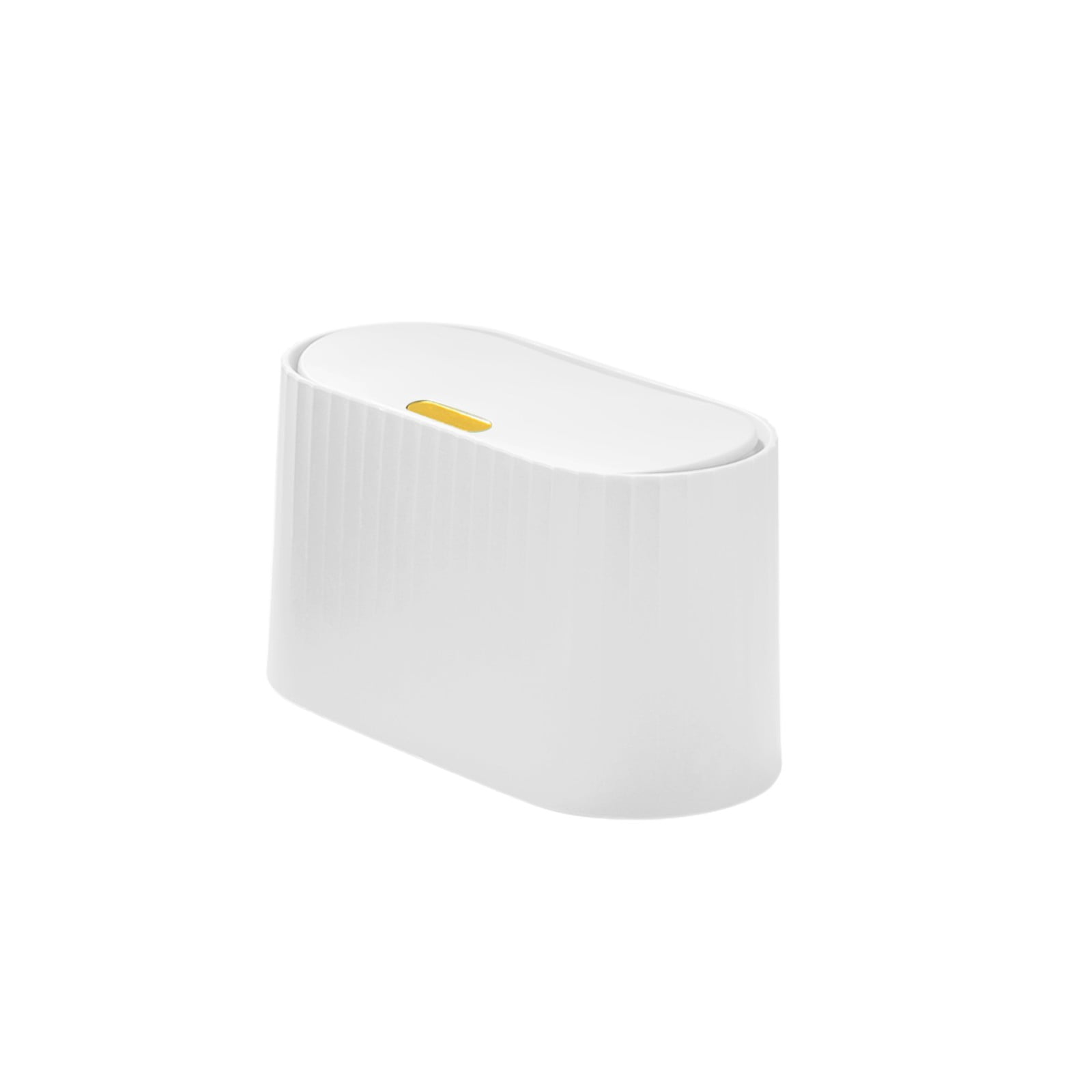 onhuon mini desktop can with lid office countertop push type small