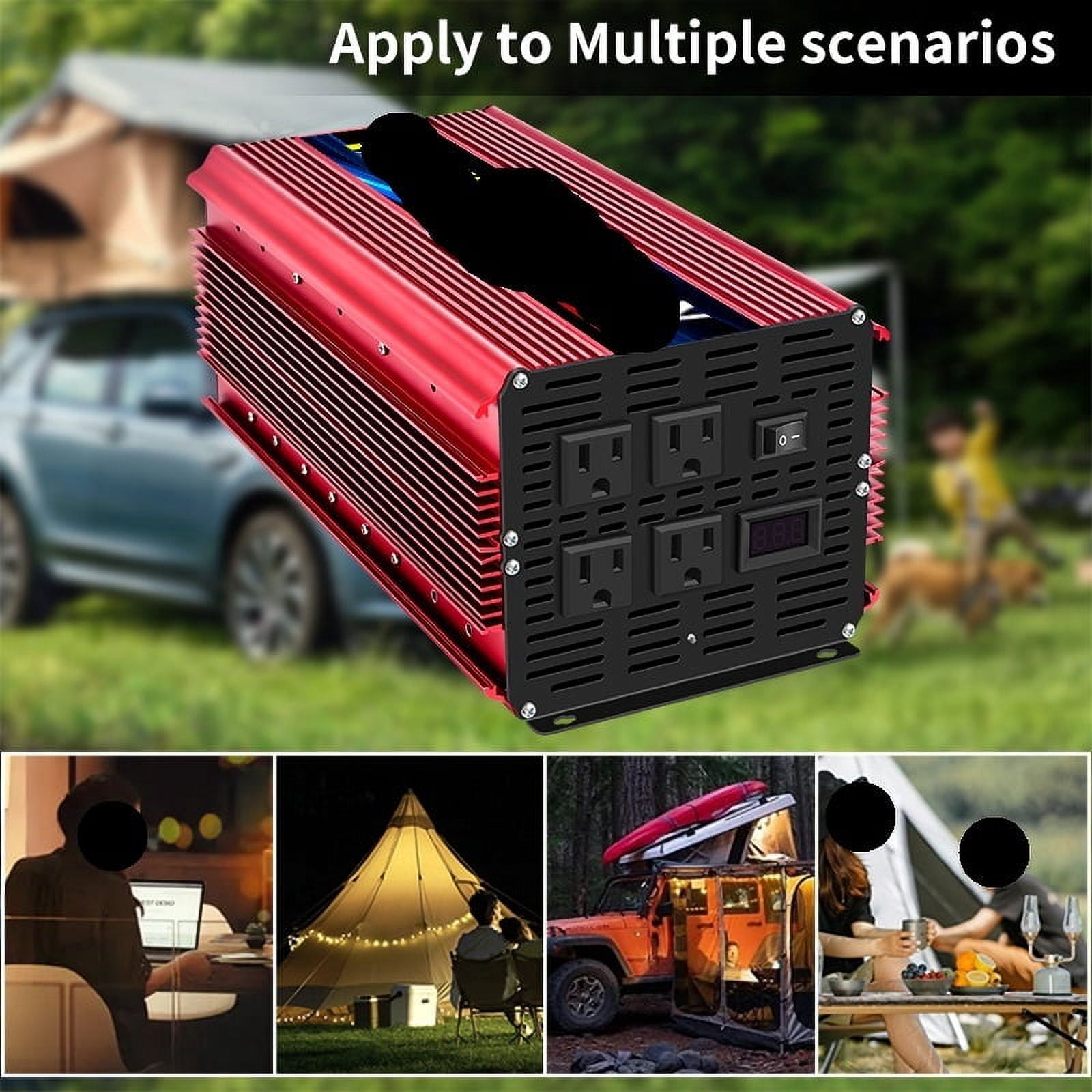 Pure Sine Wave Inverter DC12V/24V To AC 60HZ 1600W 2500W 3500W 4500W 5000W 6000W 7000W 8000W Power Converte