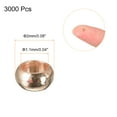 thumbnail image 2 of 3000uds Redondas Engarzadas Cuentas, 2mm Engarzadas Extremo Espaciador Cuentas Diminutas Tapones para Pulsera Joyería Fabricación Bricolaje, Rosa Oro, 2 of 5