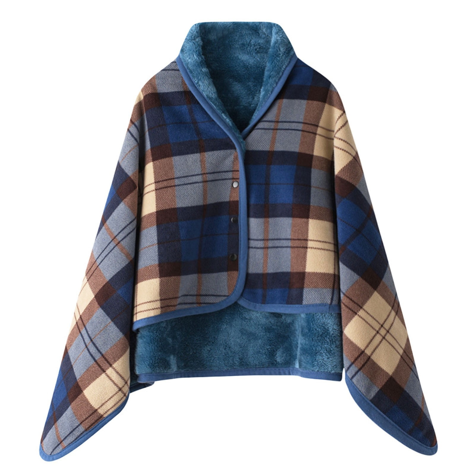 Châle Léger Avec Manches Pour Femme | Poncho Cape Ouvert En Laine Et Nylon | Toutes Saisons - Automne Hiver