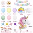 thumbnail image 2 of Globos De Unicornio 3d P/decoración De Fiesta De Cumpleaños, 2 of 5