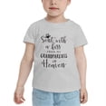 thumbnail image 2 of Sent with A Kiss from My Grandparents in Heaven Cute Toddler Tshirts for Boys Girls (Gray, Youth XL), 2 of 5