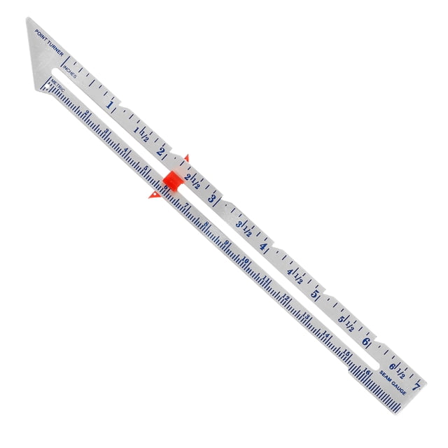 Regla de costura, regla para acolchar, medición de costura, calibre deslizante para costura DIY