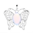 thumbnail image 1 of Pendentifs Forme d'Il de Cheval Pierre Naturelle Quartz pour Femmes Collier Bijoux, 1 of 6