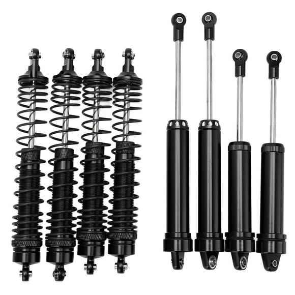 RC Metal Front Rear Shock Absorber Damper Set for TRAXXAS UDR 1/7 RC Car Upgrade PartsBlack