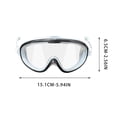 thumbnail image 3 of Waterproof Swim Goggles High Definition Anti-Fog Clear Vision • Soft Comfortable Seal • HD Transparent Lens • Adjustable Strap • 1 Pack Pool Training, 3 of 5