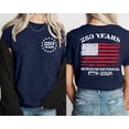 thumbnail image 2 of MOUSYA Women's 250 Anniversary USA Flag T-Shirt 4th of July 2026 Patriotic American Flag Graphic Tee, 2 of 16