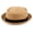 Brown, variant on Men's Straw Pork Pie Hats with Grosgrain Band