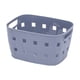 thumbnail image 2 of Almacenamiento y organización del baño, cesta de plástico para guardar artículos diversos del hogar, armario de escritorio, cesta rectangular pequeña, cesta transparente para el baño, estante para gua, 2 of 6