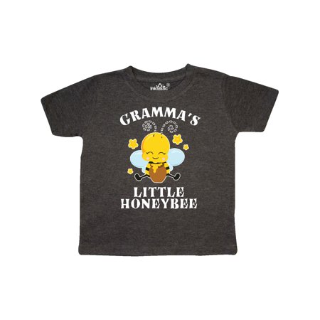 

Inktastic Cute Bee Gramma s Little Honeybee with Stars Gift Toddler Boy or Toddler Girl T-Shirt