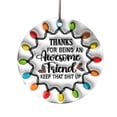 thumbnail image 3 of Thank You Coworker Gifts Christmas Ornaments for Coworkers Employees Inspirational Ornaments for Her Him Funny Gifts for Women Men Acrylic Ornament for Christmas Tree Hanging Decorations, 6Pcs, 3 of 9