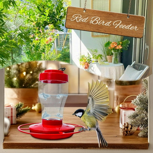 PRETXORVE Feeders For Outdoors Hanging To The Test Of Ants And Of 2 Feeders For Outdoors Feeders Red
