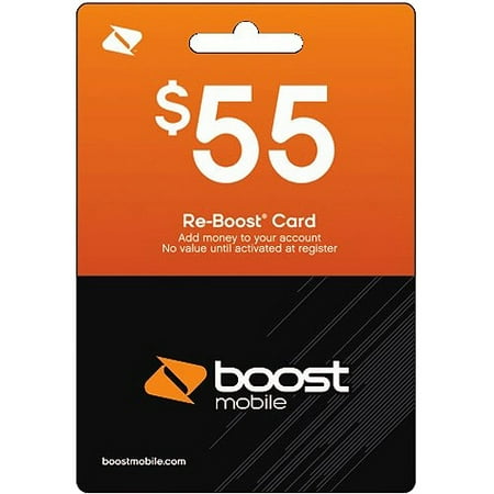 (Email Delivery) BOOST Mobile $55 Re-boost