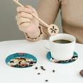 thumbnail image 6 of Disketp I Love Sushi Funny Coasters,6 Pcs Leather Coasters With Holder, Perfect Housewarming Hostess Gifts,Protect Furniture From Water Marks Scratch And Damage, 6 of 9