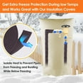 thumbnail image 3 of 1 Roll Outdoor Pipe Insulation Tape Weather Resistant Foam Insulation Tape for Water Pipes Cold Resistant Pipe Safety Protection Wrap Tape for Indoor Outdoor, 3 of 8