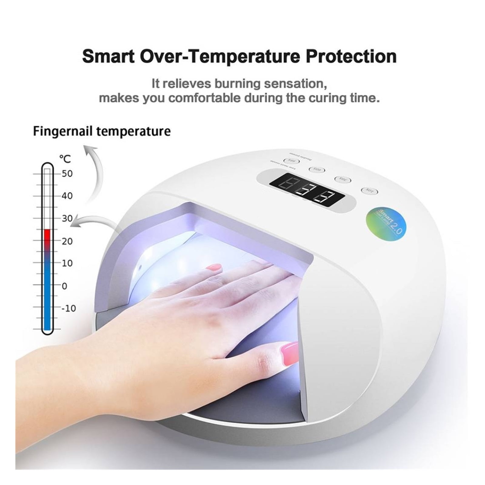 Nail Lamp UV LED Nail Lamp Dryer Big Power Fast Curing Nail Gel Professional Nail Dryers UV Gel Drying Tools Machine