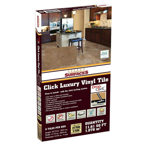 Select Surfaces Luxury Vinyl Tile, Select Surfaces Vinyl Flooring Installation