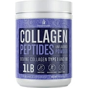Premium Collagen Peptides Powder Hydrolyzed Anti-Aging Protein 1 LB