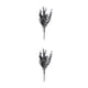 thumbnail image 4 of Flores artificiales Cateissary 2 unids/set decoración del hogar interior y exterior negro, 4 of 6