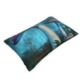 thumbnail image 3 of EasygdpFantasy Mushrooms Polyester Fiber Double-Sided Pillowcase,Super Soft,Comfortable And Luxurious Pillowcase,Not Easy To Break Or Deform- 16"X24", 3 of 9