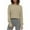 Khaki, variant on fatyb Long Sleeve Crop Tops for Women Loose Workout Yoga Tshirts Thumb Hole Womens Blouses Activewear