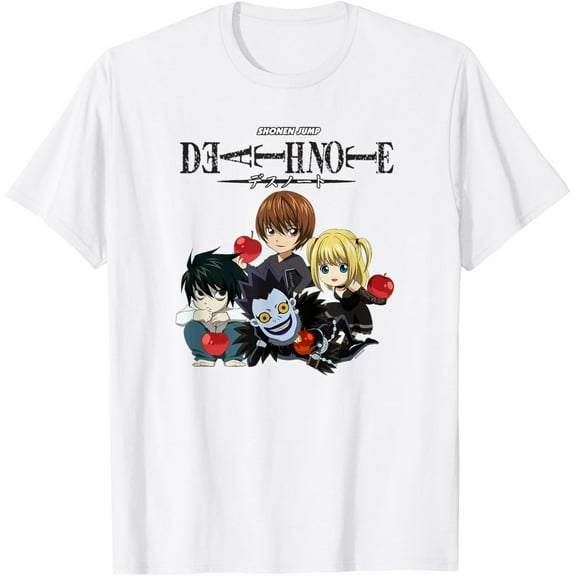 Death Note T-shirt Short Sleeve Crew Neck Cotton T Shirt for Men & Women