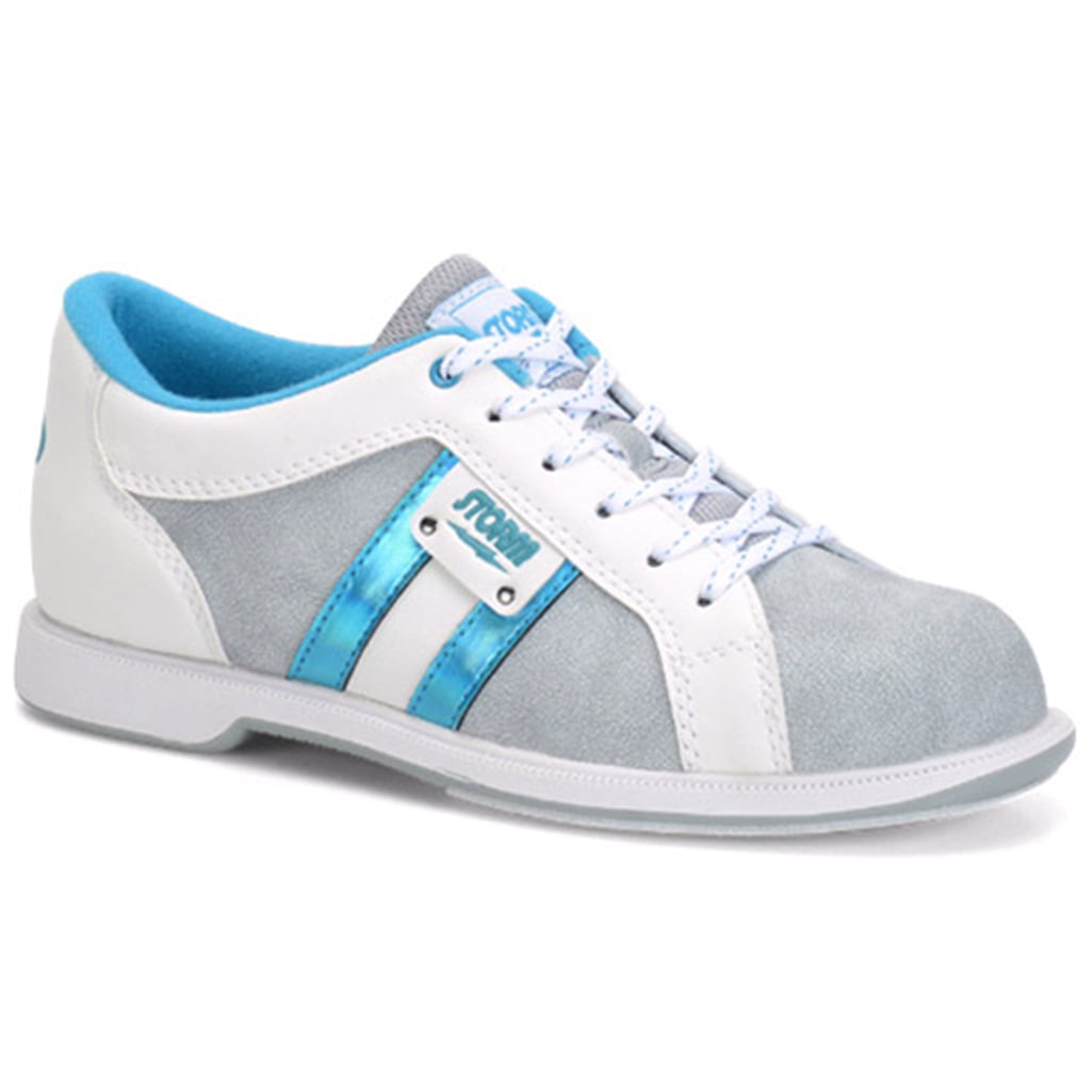 Size 10.0 MICHELIN Storm Strato Bowling Shoes Grey/White/Teal