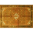thumbnail image 1 of Ahgly Company Machine Washable Indoor Rectangle Persian Yellow Traditional Area Rugs, 8' x 10', 1 of 4