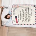 thumbnail image 1 of Binmer Blankets And Throws Clearance Envelope Blanket Thickened Flannel Custom Printed Lunch Break Warm Blanket, 1 of 5