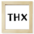 thumbnail image 1 of Quote Thanks Art Deco Fashion Square Picture Frame Wall Tabletop Display, 1 of 3