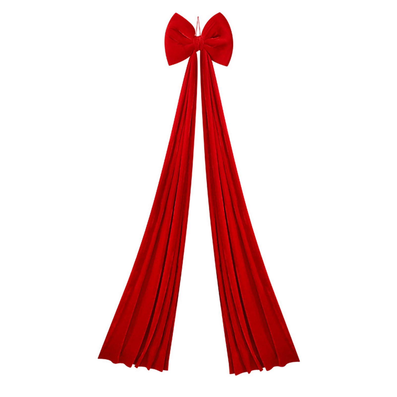 Dserfhy Christmas Bow Decoration Velvet Tree Topper Bow for Christmas Tree Wreath Home Room Wall Backdrop Decor