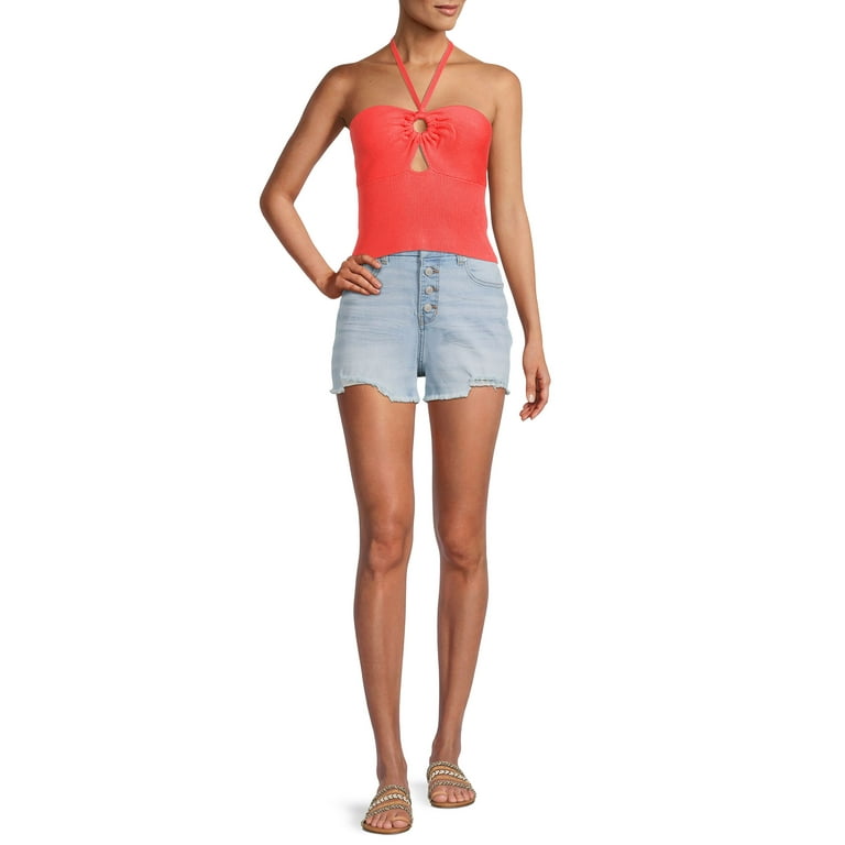 Halter tops top for juniors