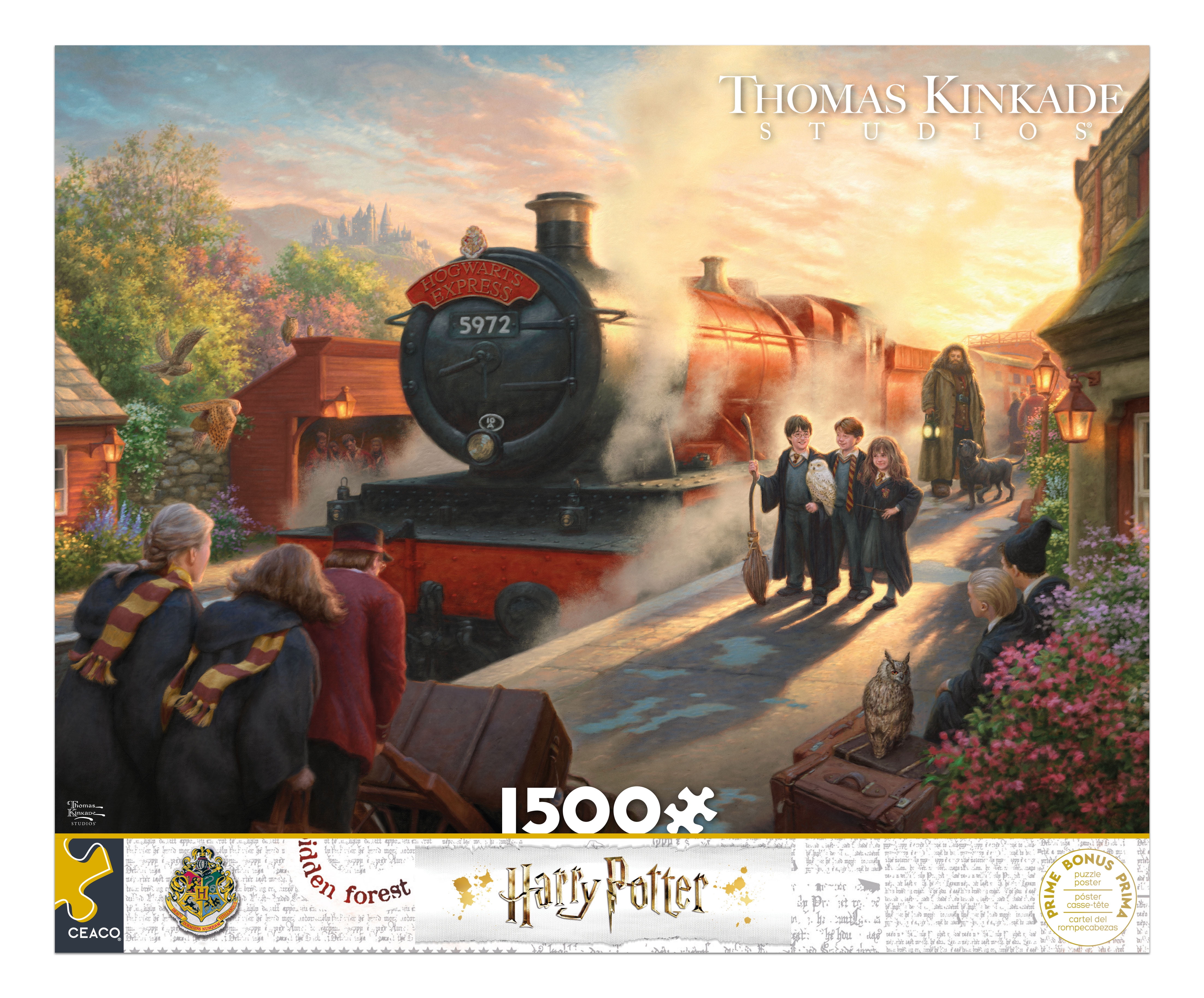 Ceaco Hogwarts Express 1500-Piece Interlocking Jigsaw Puzzle for Adults Ages 14+