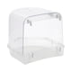 thumbnail image 4 of Baño para pájaros para jaula, accesorio de juguete colgante para baño de pájaros, ducha transparente para loros y periquitos. Claro, 4 of 9