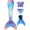 Blue fin m2, variant on Mermaid Tails for Swimming with Monofin Girls Mermaid Tail Swimsuit for Kids Mermaid Tail Bathing Suit