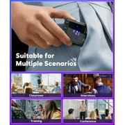 Digital Voice Activated Recorder,128GB Audio Recorder with Playback, Noise Reduction, 3072Kpbs HD Dual MIC Tape, Store 2048 Hours of Documents Voice Activated Recorder for Interviews/Meeting/Classes