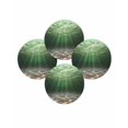 thumbnail image 7 of 15 Inch Round Placemats Set of 4, Dark Green Ocean Waves Non Slip Heat Insulation PP Table Mats, Summer Beach Coastal Abstract Washable Place Mats for Kitchen Dining Party Table Decor, 7 of 7