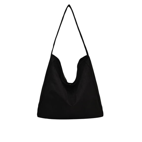 Shoulder Bag Suede Tote Bag Women's Suede Tote Bag Shoulder Handbag Black Large Capacity Soft Material for Casual Work Travel Outings
