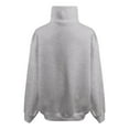 thumbnail image 5 of SUYOLL Women's Hoodies Casual Stand Collar Loose Fit Zip Up Jacket Daily Wear Vacation Fall Winter Versatile Comfortable Lightweight Fashion Pullover Tops, 5 of 5