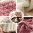 thumbnail image 3 of Integrated Ear Protection Windproof Cap Scarf, Elastic Warm Ear Protection Knitted Beanie Hats, Winter Hat and Scarf Set, 3 of 6