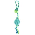 thumbnail image 3 of Dog Food Dispensing Ball Toy, Dog Teething Toy Bite Resistant Refillable Rubber  For Chewing For Cat Blue, 3 of 8