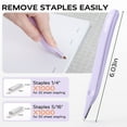thumbnail image 6 of Marsrock Effortless Stapler for Desk,40-50 Sheet Capacity, 2000 Staples, 1-Touch Stapling,Heavy Duty and Magnetic Staple Remover, Purpler, 6 of 9