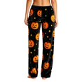 thumbnail image 4 of Trgacdwlo Ghost Graphic Spooky Halloween Pajamas Pants Women Loungewear Fall Womens Sleep Pants Elastic Waist Baggy Comfy Pj Bottoms for Women, 4 of 5