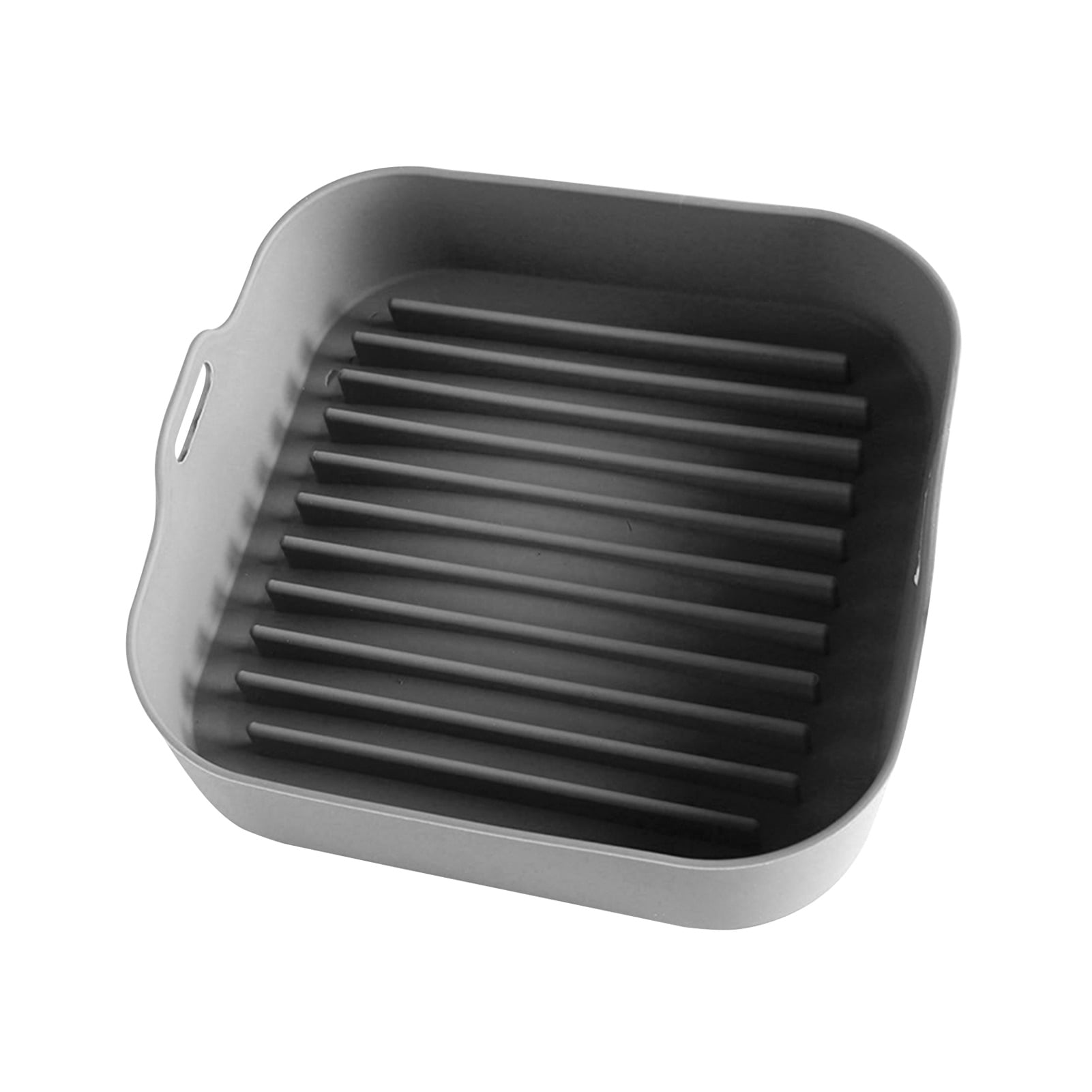 Air Fryer Silicone Grill Pan Baking Microwave Oven Square Tray High