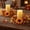 A, variant on 2 Pack Fall Candle Ring Wreaths, Artificial Maple Leaf Pumpkin Sunflower Candle Holder Rings, Thanksgiving Harvest Table Centerpiece Decorations