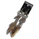 thumbnail image 4 of Pendientes largos yuxing con gancho antiguo plumas atrapasueños étnicos bohemios borlas hechos a mano geométricos vintage, 4 of 5